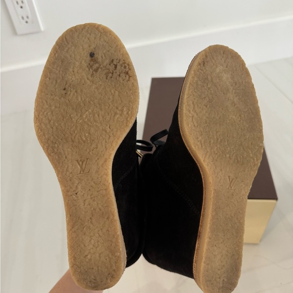 Louis Vuitton Black Wedges - Picture 5 of 8